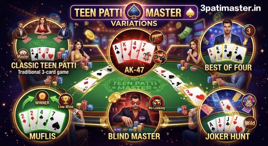 Teen Patti Master Variations